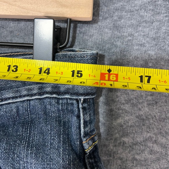 WRG Jeans Co Boys Size 16 Blue Denim Cargo Carpenter Pants Wide Leg - Picture 5 of 8